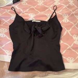Abercrombie tie front top